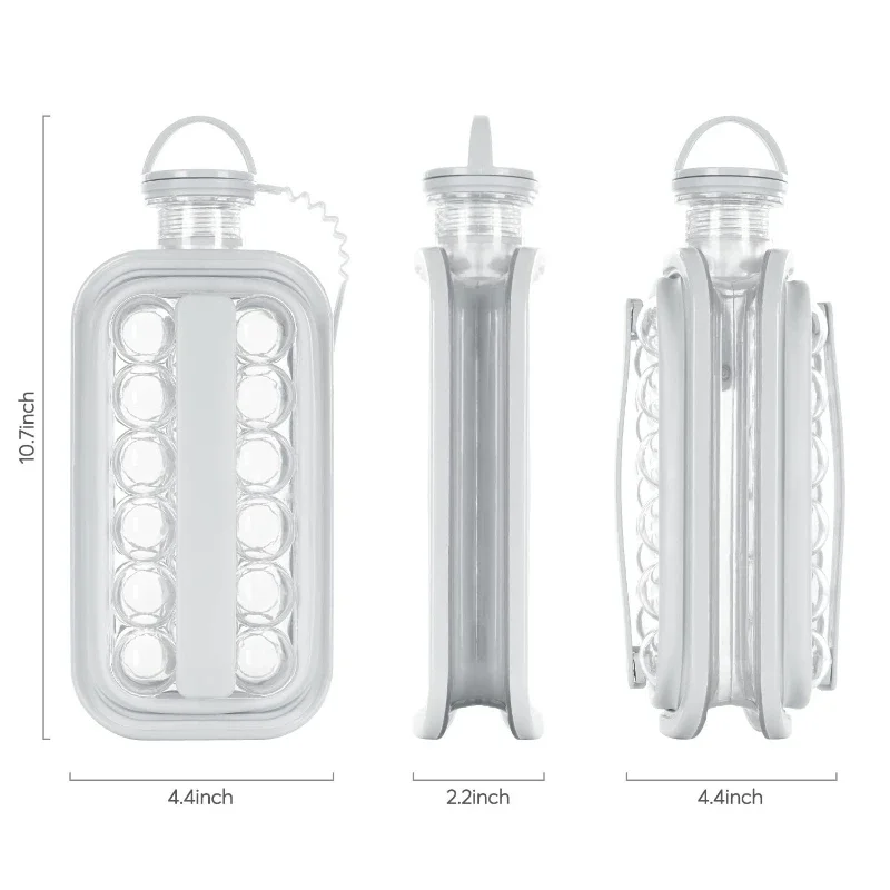 2 in 1 ice mold bottle