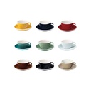 Coffee cups multi colors and sizes 