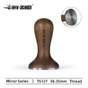 MHW-3BOMBER Mirror Walnut Tamper Thread 58mm