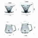 Timemore Brewer Set PCTG Dripper 01