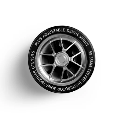 MHW-3BOMBER Yu Series Infinite Coffee Distributor Black 58.35mm