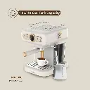 LePresso Retro Espresso Boiler Machine Gauge and Milk Steamer