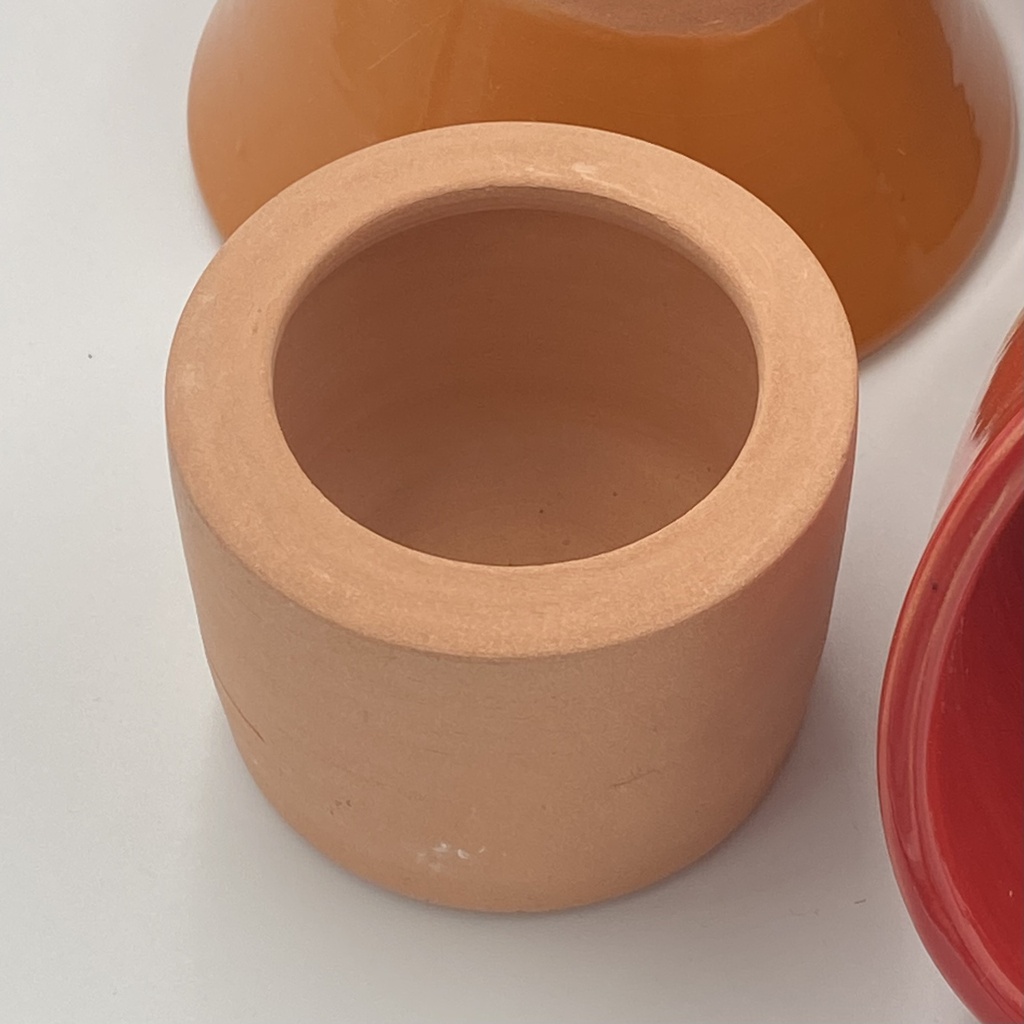 Handmade Ceramic Coated Conical Cups 200mL