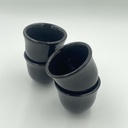 150ml Handmade Ceramic Coated Mug Black