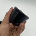 150ml Handmade Ceramic Coated Mug Black