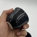 150ml Handmade Ceramic Coated Mug Black