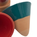 Handmade Ceramic Coated Conical Cups 200mL