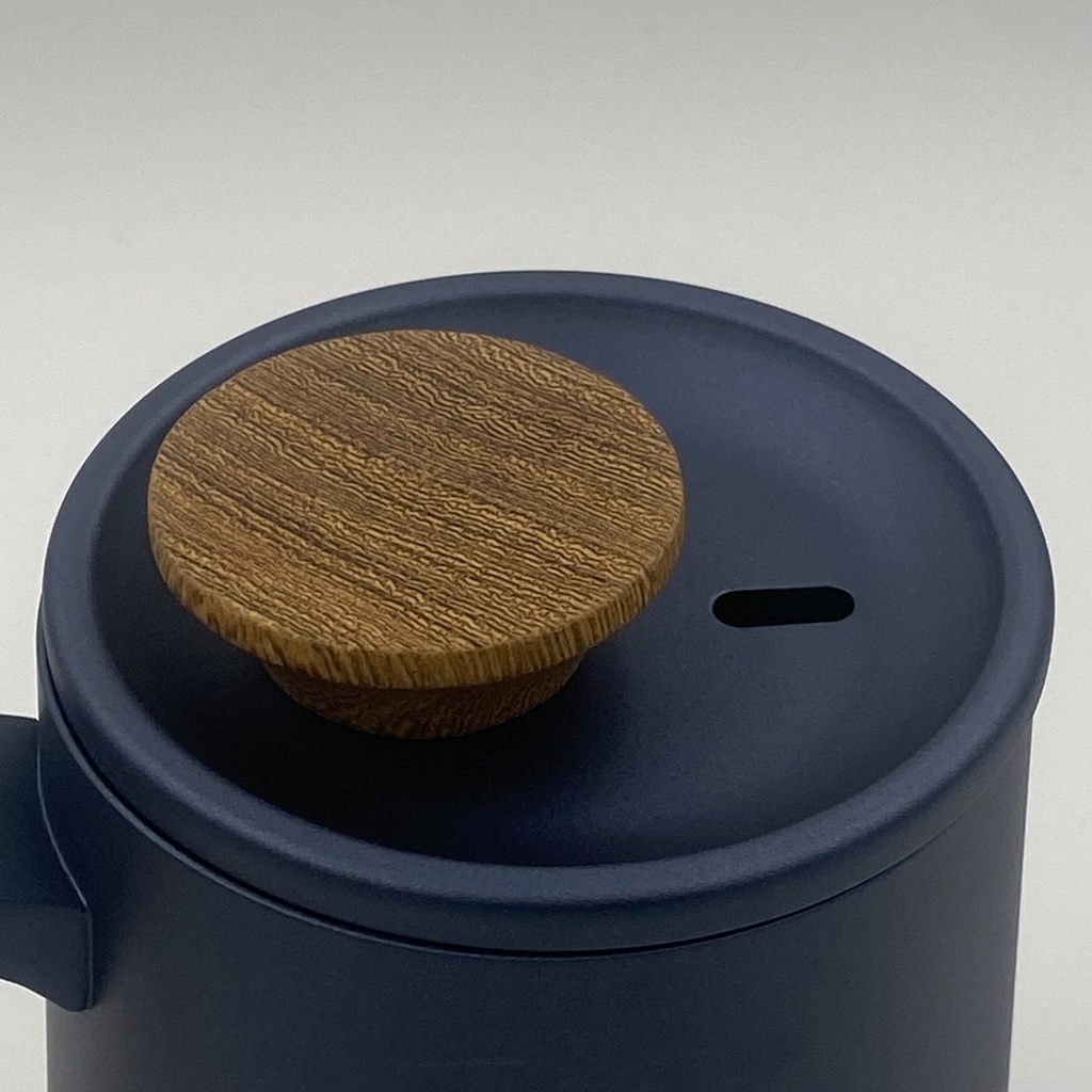 Wooden Blue Kettle