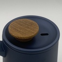 Wooden Blue Kettle