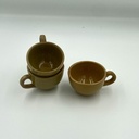 Handmade: Coffee cup Ceramic Coated without Plate 100 mL