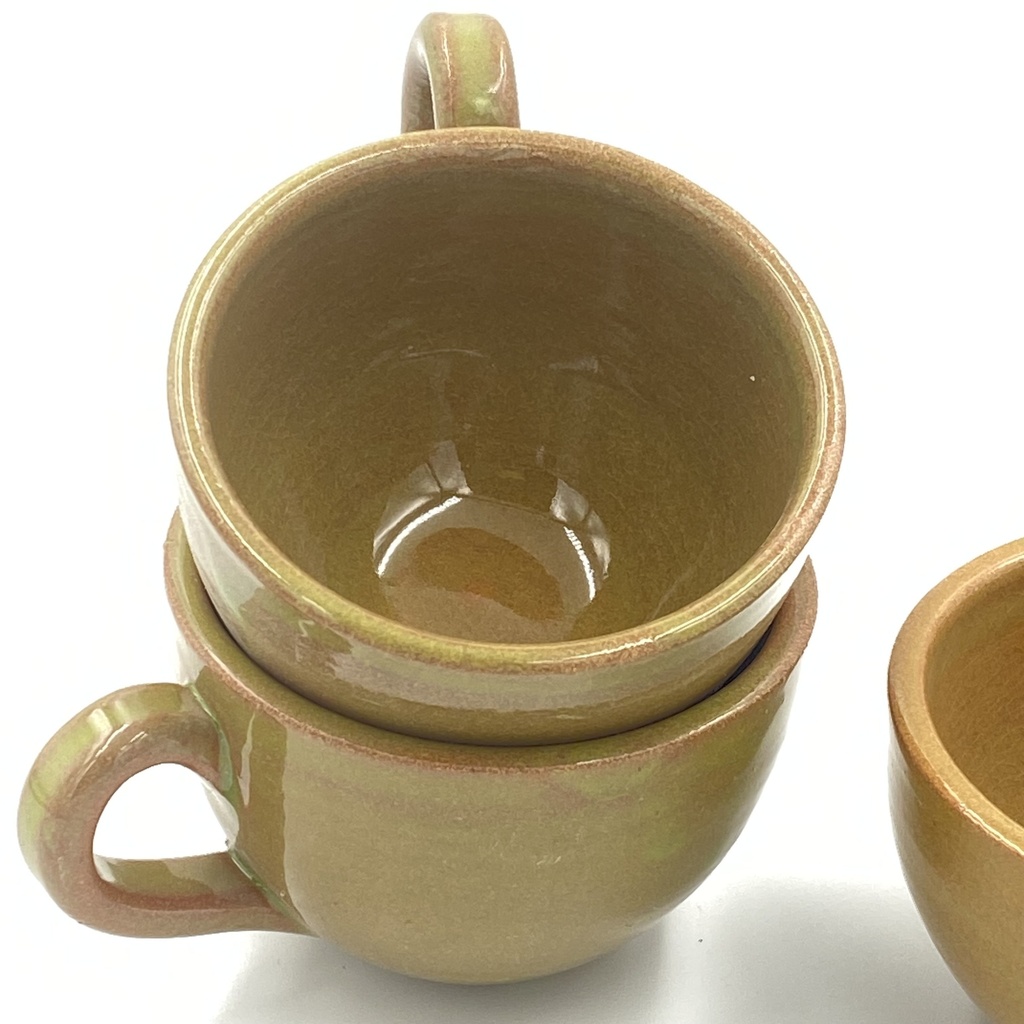 Handmade: Coffee cup Ceramic Coated without Plate 100 mL