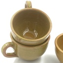 Handmade: Coffee cup Ceramic Coated without Plate 100 mL
