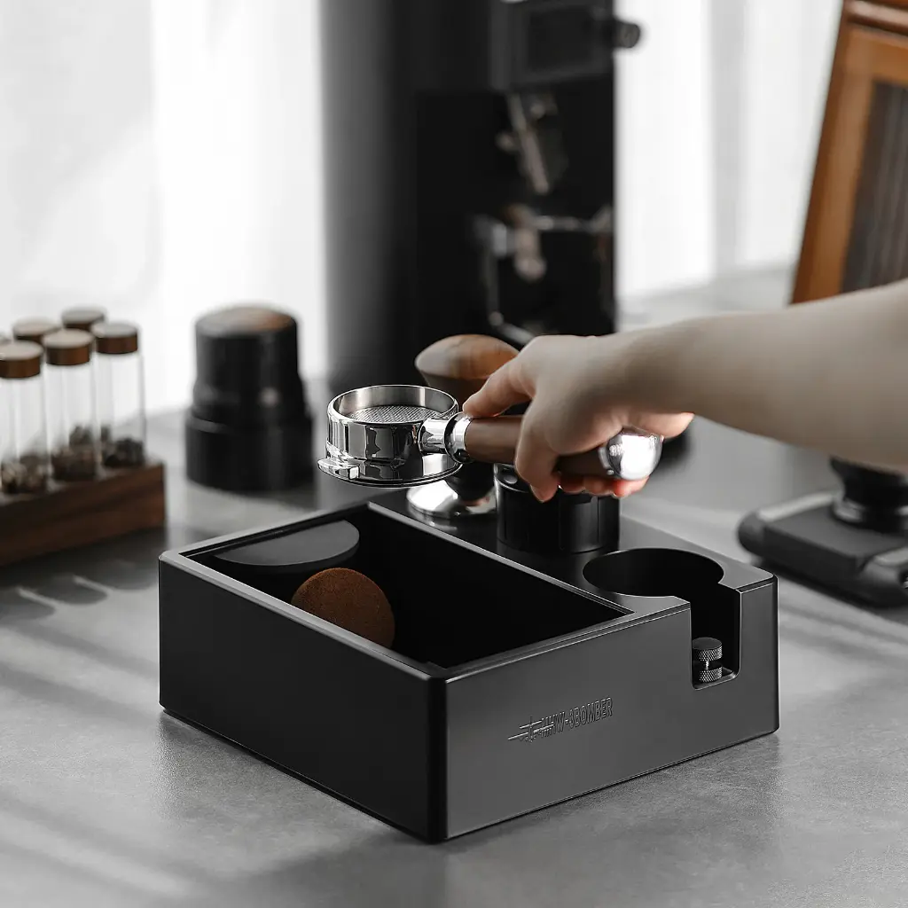 MHW-3BOMBER ABS Multifunctional Espresso Knock Box 51-58mm universal