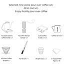 Assassin M1 Drip Coffee Set 9 pcs in one