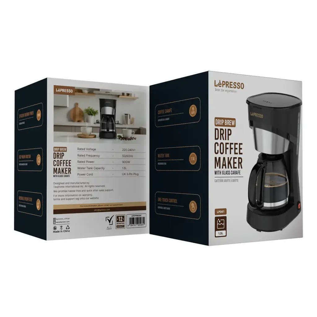  LePresso Drip Coffee Maker-Black