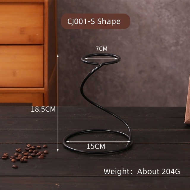 Black Circle Steel Stand