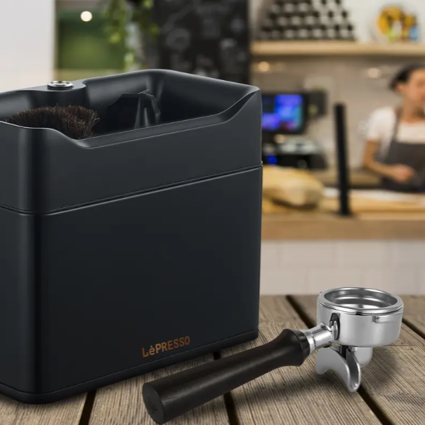 LePresso Portablast Pro Automatic Portafilter Cleaner 