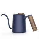 Wooden Blue Kettle