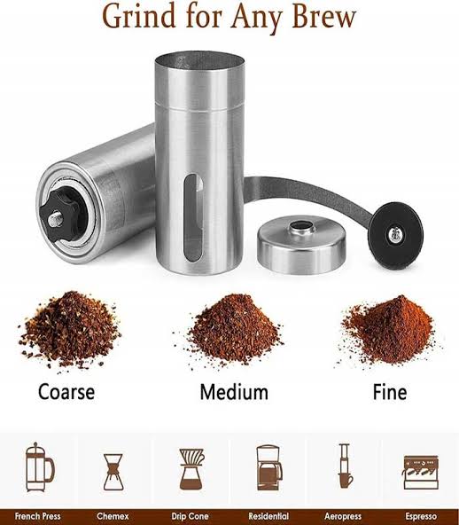 Ceramic grinder with metalic body