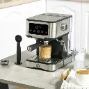LePresso Digital Coffee Machine with 15 bar Pressure Pump and Capsule Filter - Black