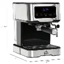 LePresso Digital Coffee Machine with 15 bar Pressure Pump and Capsule Filter - Black
