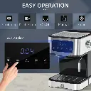 LePresso Digital Coffee Machine with 15 bar Pressure Pump and Capsule Filter - Black