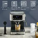 LePresso Digital Coffee Machine with 15 bar Pressure Pump and Capsule Filter - Black