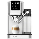 LePresso Latteo Hot & Cold Brewing Coffee Machine with Milk Frothing Function - Silver