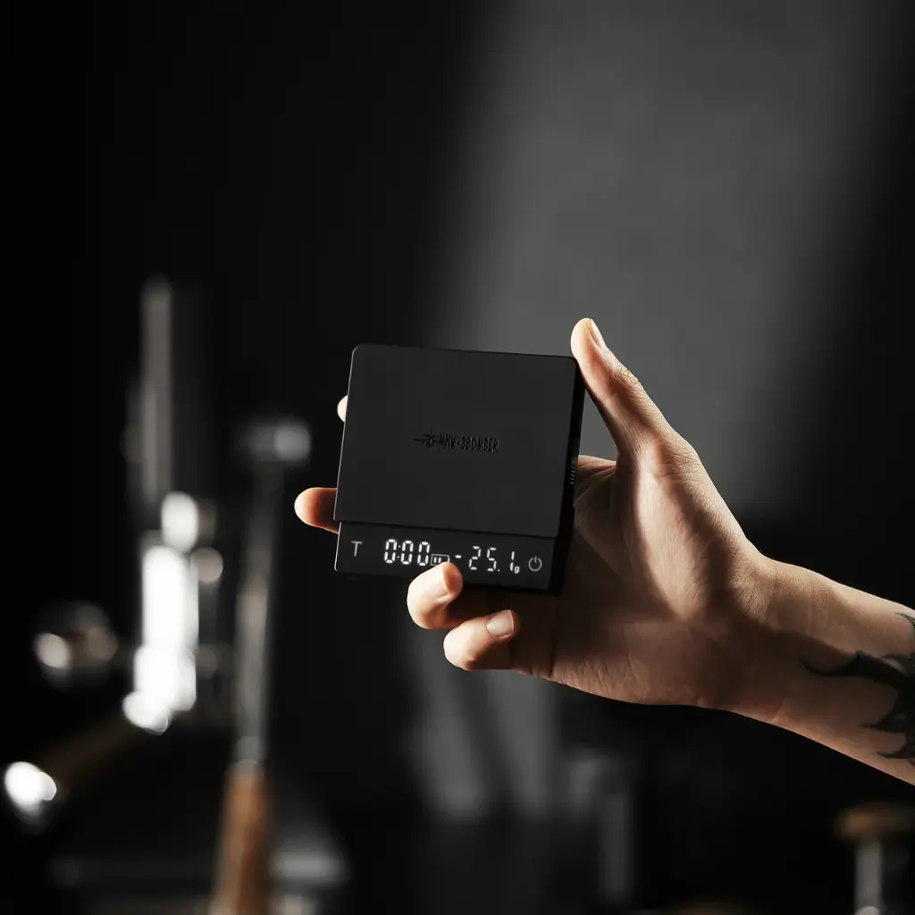 MHW-3BOMBER Cube Coffee Scale 3.0 Micro-Black