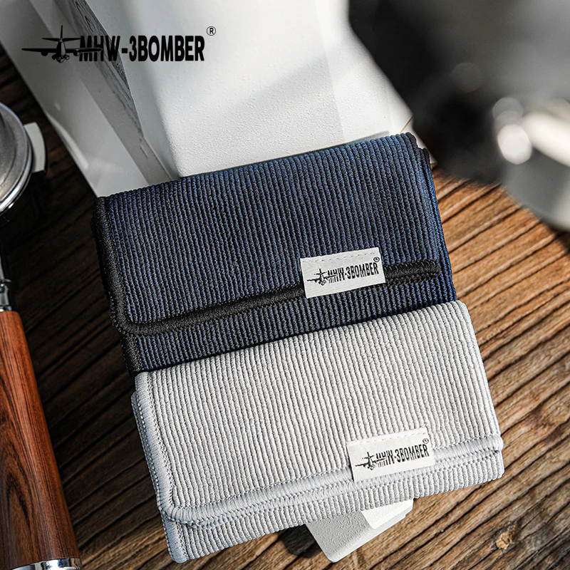 MHW-3BOMBER Four Towels Set-2 grey + 2 dark blue