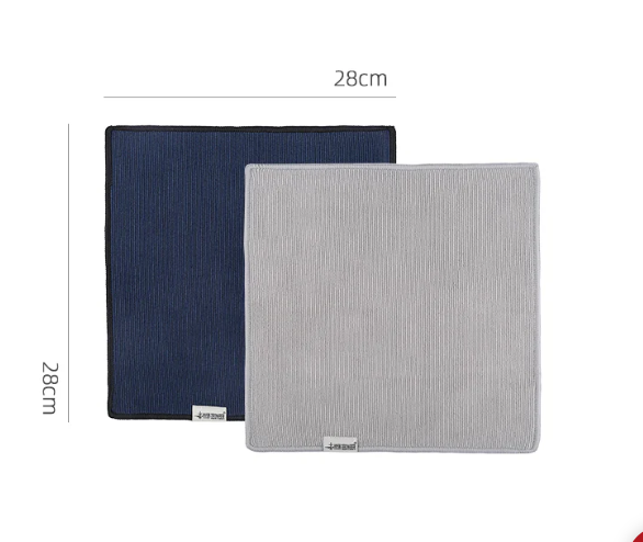MHW-3BOMBER Four Towels Set-2 grey + 2 dark blue