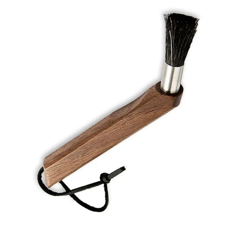 Coffee cleaning brush with wooden handle 