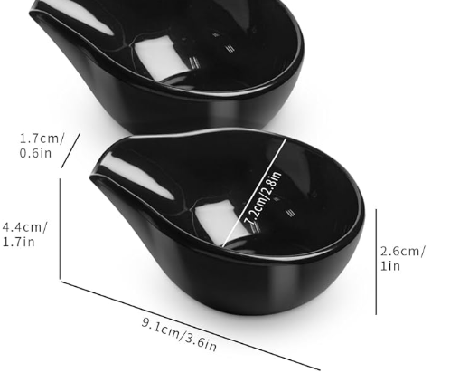 Coffee bean plate black
