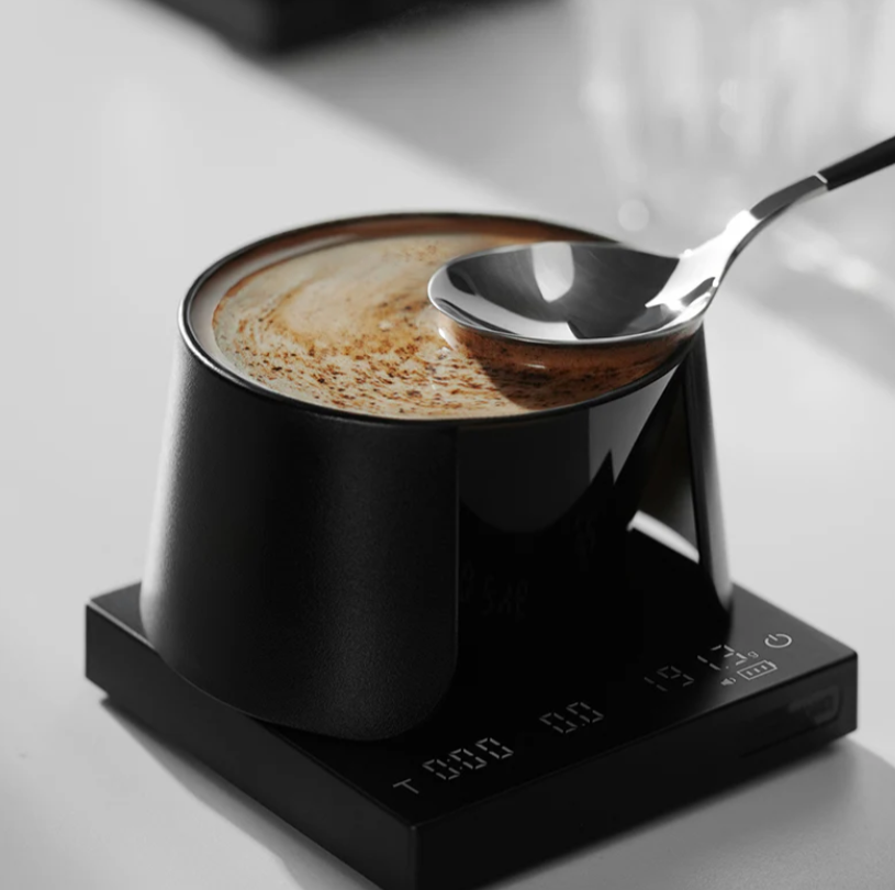 MHW-3BOMBER Cupping Spoon-black Silver