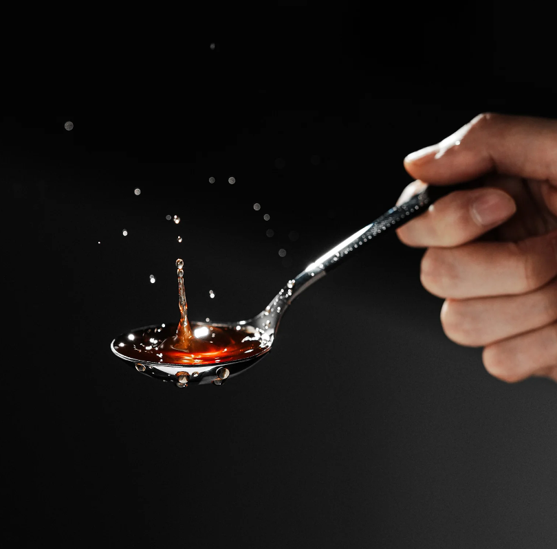 MHW-3BOMBER Cupping Spoon-black Silver