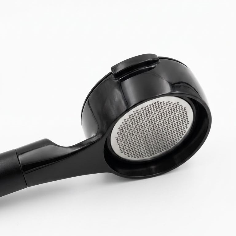 E61 Black Portafilter (ALU HNDEL)