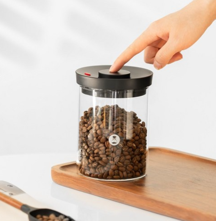 Timemore Glass Canister Black