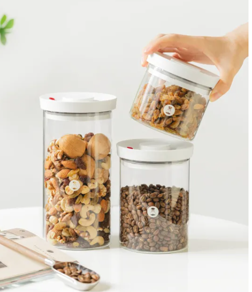 Timemore Glass Canister White