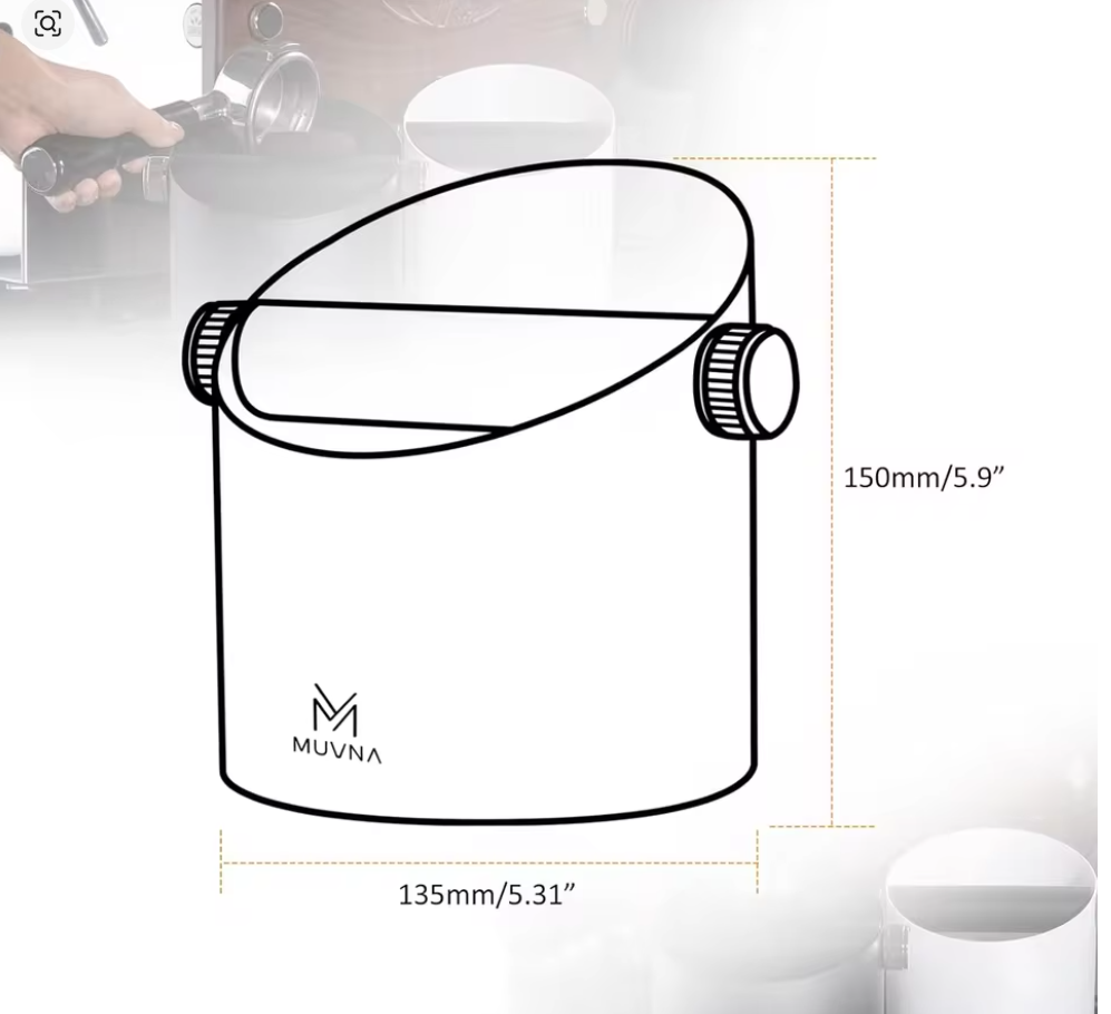 MUVNA Slanted top (stainless steel) 