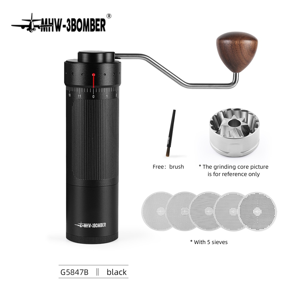 MHW-3BOMBER Blade R3 Manual Grinder Black
