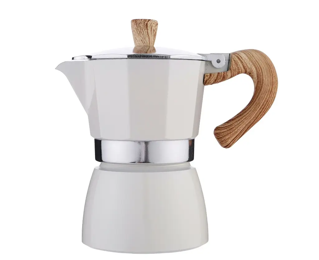 Moka Pot (White) 6 cups