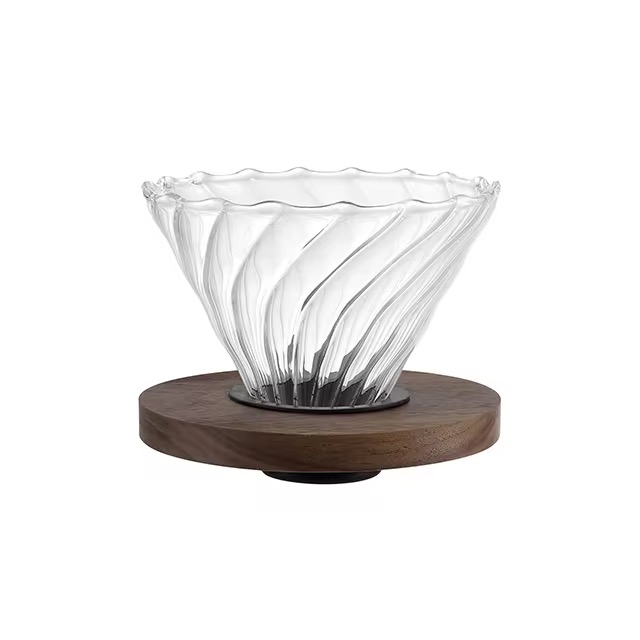 Dark Wood Holder Dripper