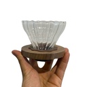 Dark Wood Holder Dripper