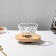 Light Wood Holder Dripper