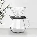 Timemore Brewer Set Glass Dripper 02 Black base