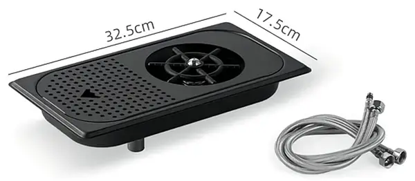 MHW-3BOMBER Cup Rinser Black