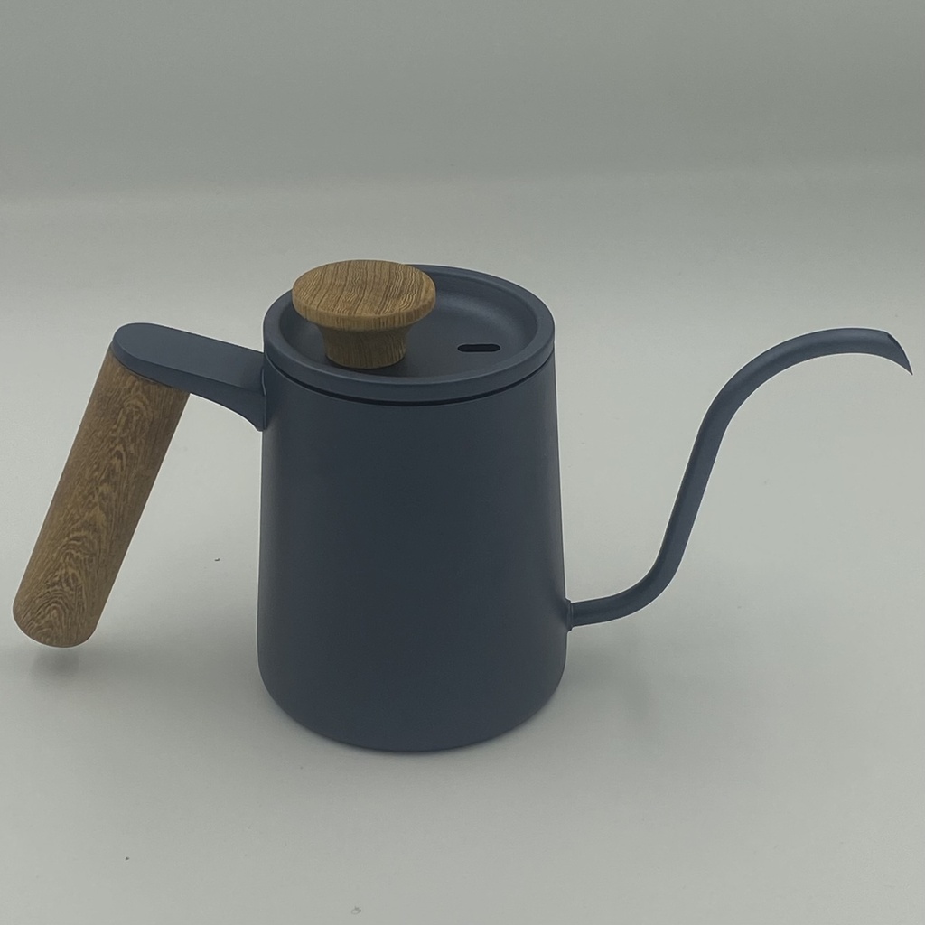 Wooden Blue Kettle