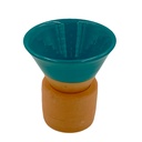 Handmade Ceramic Coated Conical Cups 200mL