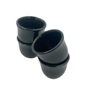 150ml Handmade Ceramic Coated Mug Black