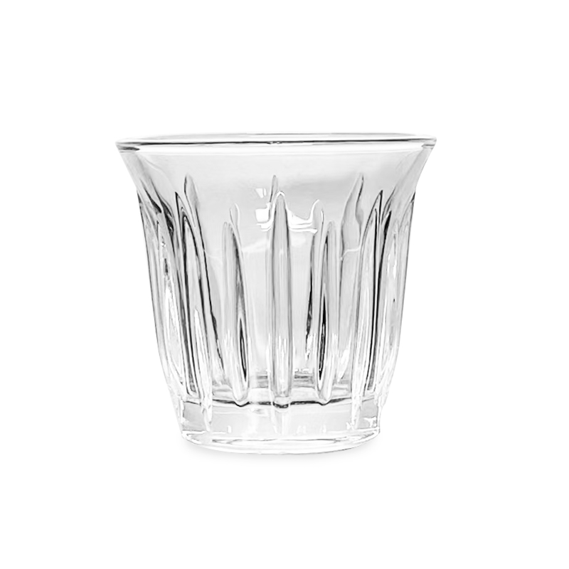 Clear Whrith Glass Cups
